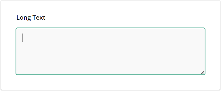 Question types - Comment