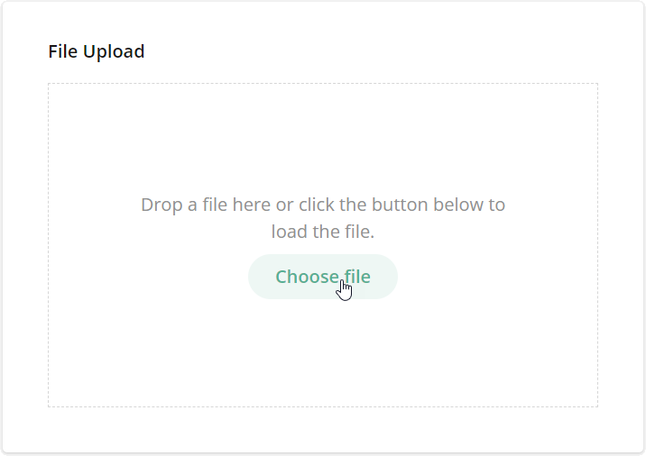 Question types - File