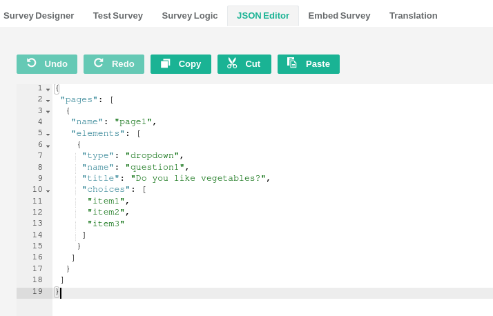 Image of JSON viewer/editor