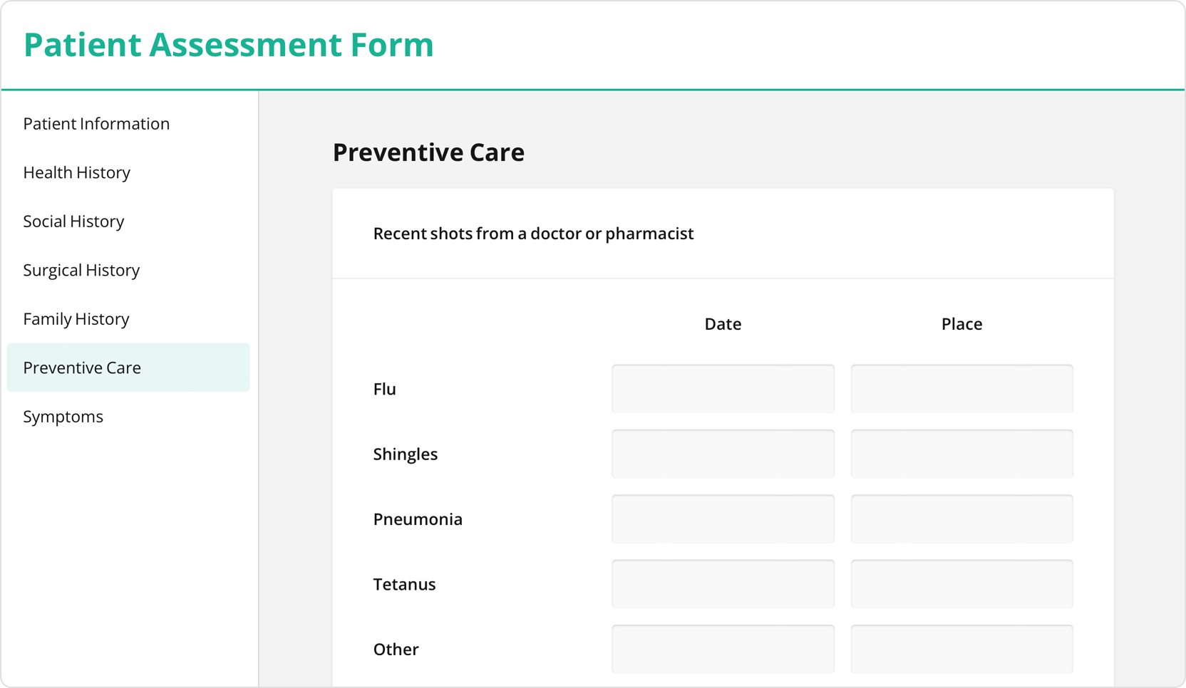 SurveyJS - Table Of Contents